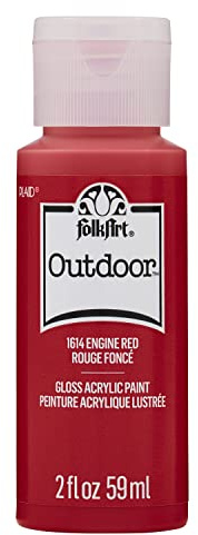 Folkart Acrylic Paint, red, 2oz