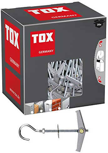 TOX Tassello a gancio ribaltabile a molla Pirat Eddi-S M4 scatola piccola, 20 pz, 024100171