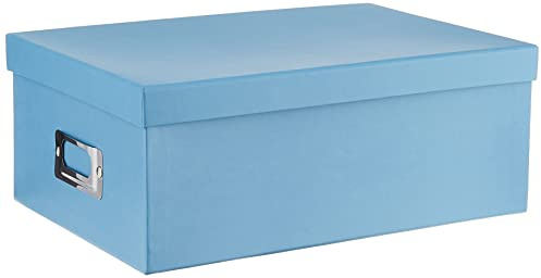 Pioneer Photo Albums B-1S/SB B-1S Photo Storage Box, Sky Blue