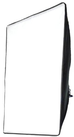 DynaSun SB1007 Softbox Bank Studio Pieghevole, Portatile, 40x60cm con Attacco E27 per Lampada e Flash, Nero