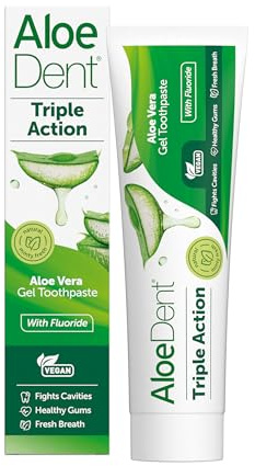 AloeDent Triple Action 100 ml Aloe Vera Fuoride Toothpaste