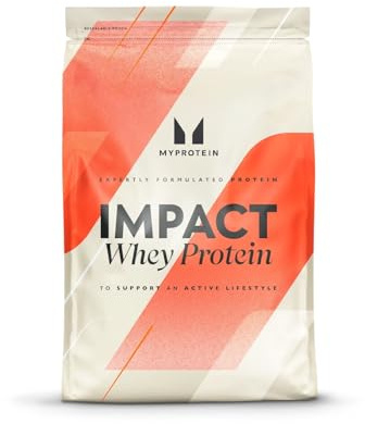 Myprotein Impact Whey Protein Powder | Strawberry Cream - 1 kg | 23 g Whey Protein Per Serving with BCAAs | Builds Lean Muscle, Speeds Recovery | Low Fat & Carbs | Vegetarian | Trusted by Athletes