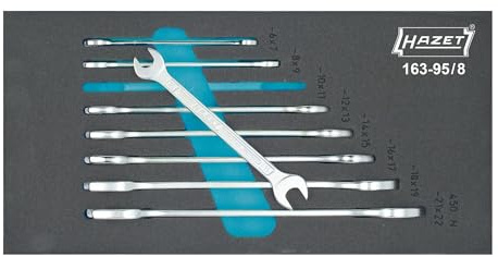 Hazet 163-95/8 Doppel-MaulSchlüssel-Satz