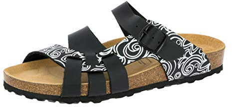 Lico Femme Bioline Lady Soft Shoes, Noir Schwarz Weiss Schwarz Weiss, 39 EU