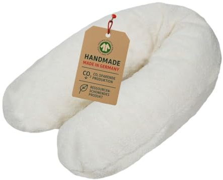 Efie Relax de positionnement de culture biologique contrôlée, 100% fabriqué en Allemagne, coutil rempli avec coussin d'allaitement épeautre spelzen