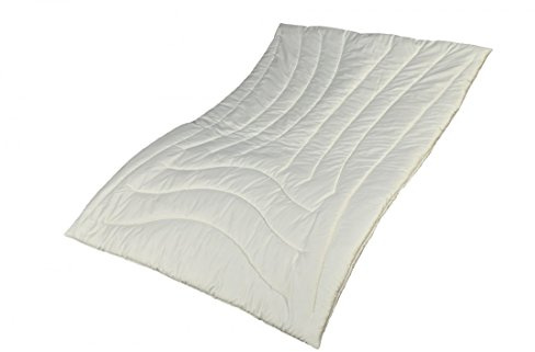 Garanta Zirbe Duo-Leicht Steppbett V Bettdecke Alpenglück Größe 155 x 220 cm - Füllung Schurwolle mit Zirbenholzspänen