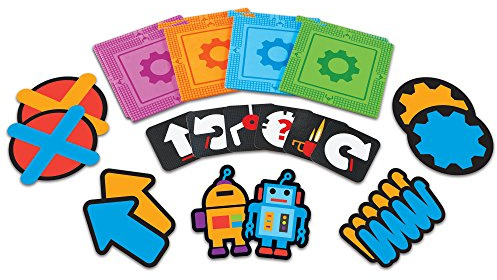 Learning Resources Let’s Go Code! – Juego de Codificación Infantil No Digital – Alfombrillas y Tarjetas para Aprender Direcciones – A Partir de 5 Años – Juego Educativo Stem