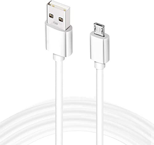 Replacement White Micro USB Charging Cable for Amazon Kindle & Kobo E-Readers – Compatible with Kindle Paperwhite, Fire, Fire HD (Pre-2021 Models) – USB Data Sync Cord for E-Book Readers