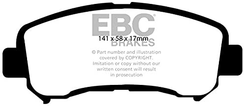 EBC Brakes DP61954 Green stuff Brake Pads 6000er-Serie