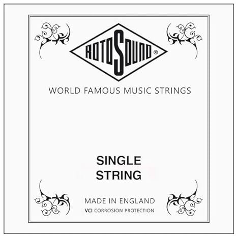 Rotosound Strings for Electric Bass JAZZ 77 MONEL FLATWOUND Single String HIGH C FLATW JBL035
