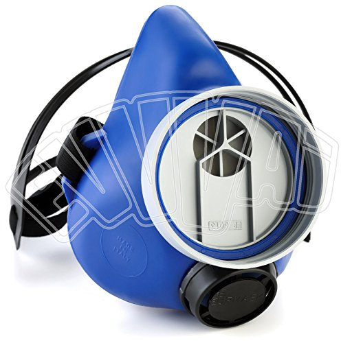 SEMIMASCHERA 1 FILTRO CE EN 140 MASCHERA PROTEZIONE GAS LAVORO ANTINFORTUNISTICA