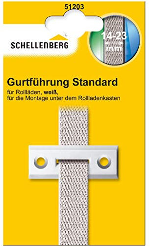 Schellenberg 51203 Gurtführung Rechteckig, für Mini und Maxi (14-23 mm Rolladengurt)