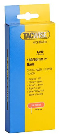 Tacwise 1156 Clavos de 180/50mm, Estándar, 180/50 mm, Set de 1000 Piezas