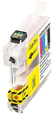 iColor Brother Mfc J4410dw: Patrone für Brother (ersetzt LC125XL), Yellow (Mfc J6520dw, Tintenstrahldrucker)