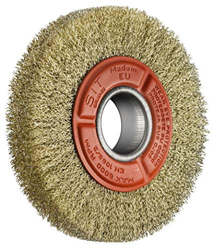 Sit ce4152 – Brosse circulaire pour touret en acier laitonné – Ø150