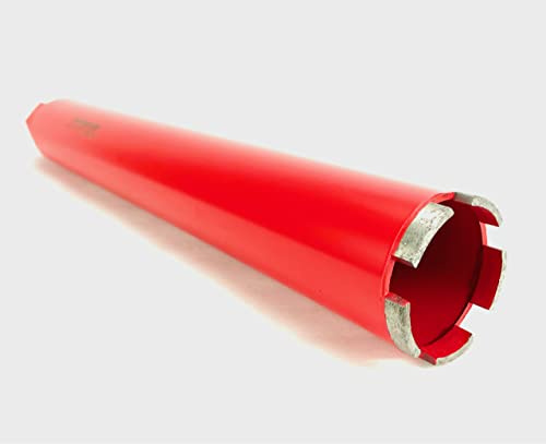 2.5 Inch Diamond Wet Core Drill Bit 1-1/4” Threaded by BLUEROCK Tools for Concrete Rebar Asphalt Brick Rock Masonry Hole Barrel Coring 2-1/2