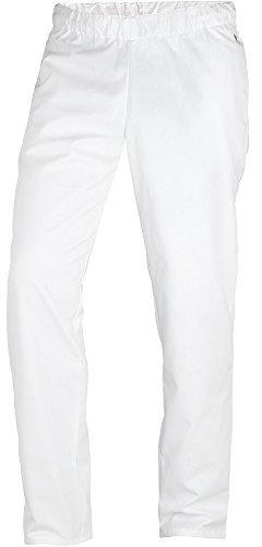 BP 1645-400-21-Ln Unisex-Hose, mit Gummizug in der Taille, 215,00 g/m² Stoffmischung, weiß, Ln