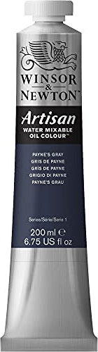 Winsor & Newton Artisan Water Mixable Oil Paint, 200ml, Payne's Grey