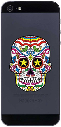 Handy-Aufkleber - Sugar Skull - Totenkopf SSK12-70 mm Aufkleber - handy skin