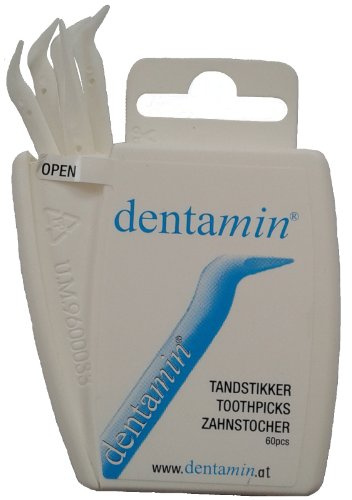 Dentamin® ficklåda, 60 tandpetare i praktisk dispenserlåda.