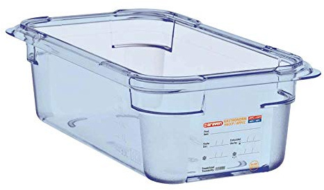 Araven ABS (BPA Free) Blue Container - GN 1/4 100mm