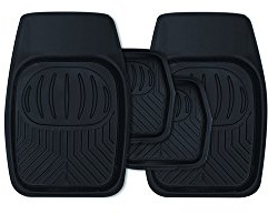 NP300 Black Rubber Heavy Duty Deep Tray Floor Mud Mats New
