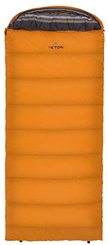 Teton Celsius Regular, 0 Degree Sleeping Bag, All Weather Bag for Adults and Kids Camping Made Easy and Warm Stuff Sack Included