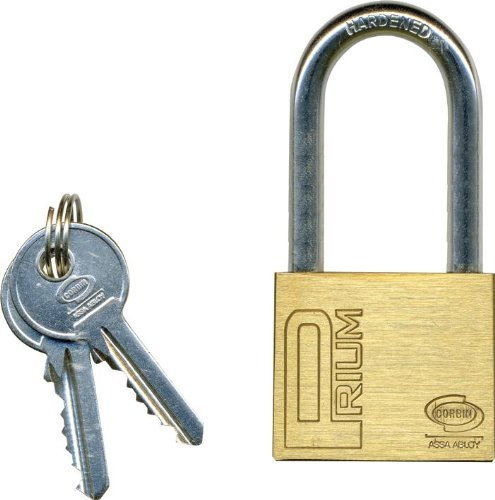 Lucchetto ad Arco Lungo Corbin PL182 Mis. 40 mm Ø arco 8 mm Int. Arco 29x80 mm