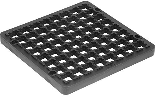Drain Cover 160mm x 160mm Square Gully Grid Black
