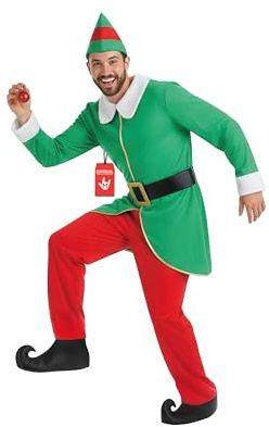 Fun Shack Elf Costume, Elf Costume Men, Christmas Costumes For Men, Christmas Fancy Dress Outfits