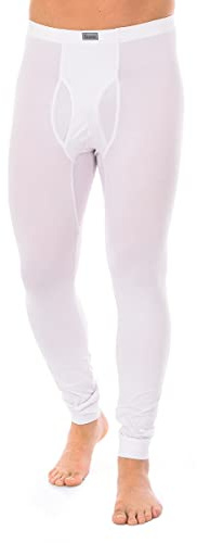 Abanderado TERMAL - Pantalón interior térmico para hombre, color blanco, talla 52/L