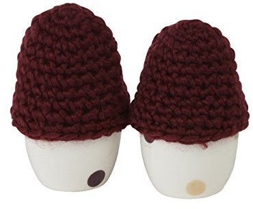 Creative Tops Katie Alice Highland Fling Egg Cups with Knitted Cosies, Set of 2, Multi-Colour