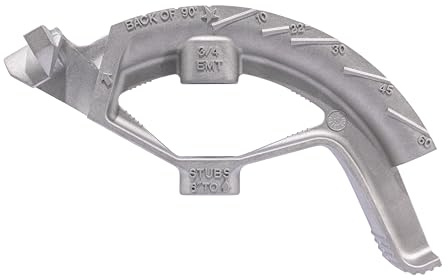 IDEAL Electrical 74-032 Aluminum Bender Head Aluminum, Conduit Pipe Bender w/handle for 3/4 in. EMT Pipes. Cutters and Benders