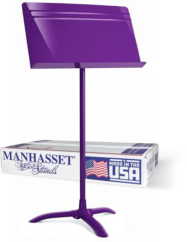 Manhasset 48 Symphony Music Stand for Sheet Music - Model 4801PUR