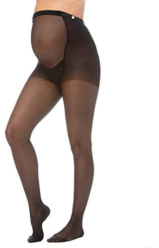 Relaxsan Basic 890 (Nero, tg.3) collant gravidanza compressione graduata 140 Den