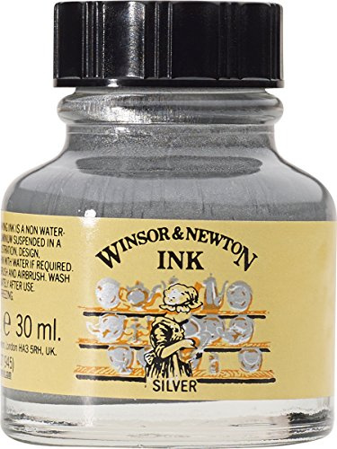 Winsor & Newton Inchiostro Colorato da Disegno 30 ml - Argento