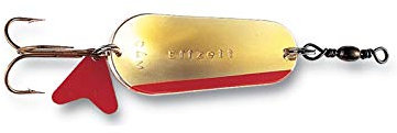 DAM Raubfischköder zum Spinnfischen Effzett Standard Spoon, Größe/Gewicht/Farbe:5.5cm / 22g / Silberfarben-Goldfarben