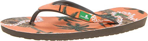 sanuk Herren Kona Zehentrenner, Orange (Orange Org)