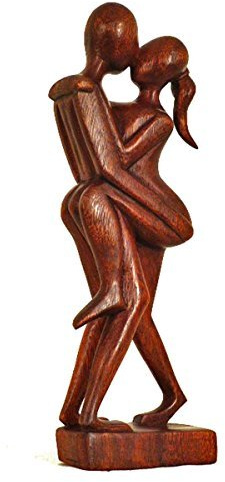 Simandra träfigur, skulptur, abstrakt träfigur, staty, Afrika, Asien, handgjord, dekoration, akt, storlek 20 cm