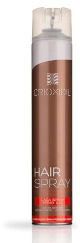 CRIOXIDIL - Laca Pelo Profesional - Spray Antihumedad - 1000 ml - Fijación Extra Fuerte - Secado Rápido - Antiencrespamiento Cabello - Acabado Suave y Brillante (El embalaje puede variar)