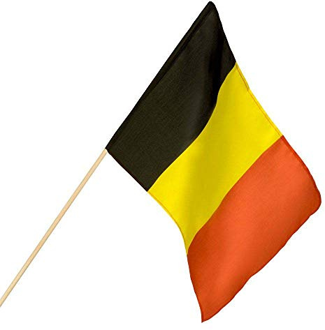 Funidelia Drapeau main de la Belgique