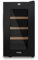 H.Koenig Cave à Vin de Conservation 8 bouteilles AGE8, 23 L, Professionnelle Inox, Réfrigérante, Thermoélectrique, Réglable de 11°C à 18°C, Silencieuse, Eclairage intérieur, 3 Etagères, Noir