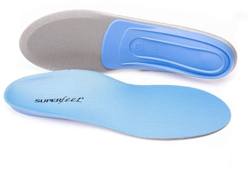 Superfeet Blue Semelles Chaussures Bleues, Semelles Orthopédiques - Bleu - 45 - 46.5 EU