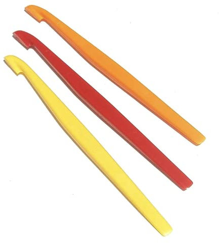 3er Set Tupperware Zitrus-/Orangenschäler rot gelb orange