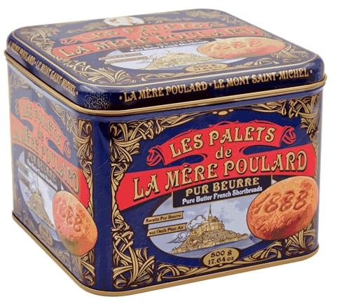 Coffret fer Collector de Palet Pur Beurre 500g - Biscuiterie La Mère Poulard