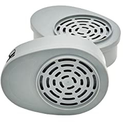 MSA 815355 Advantage Respirator Cartridge - Organic Vapor (GMA: OV), Quantity: 2 per pack, Chemical & Combination Air-Purifying Respirator Attachment, Long-Lasting Respiratory Protection