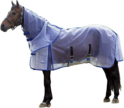 WeatherBeeta ComFiTec Ripshield Plus with Belly Wrap Detach A Neck, White/Blue, 75