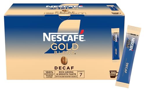 NESCAFÉ Gold Blend Decaf Instant Coffee Sachets - 200 x 1.8 g Sticks