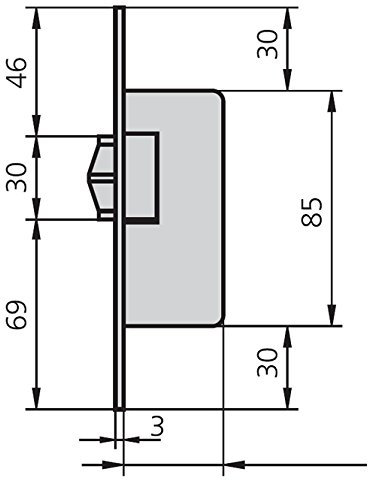 Cvl - Cerradura Puerta Metalica 1964Rv/0