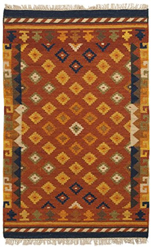 100X60 CM Original, Autentic Kilim Hecho a Mano 20% Coton 80% Wool Indian #GalleriaFarah1970